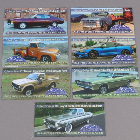 7 Rock Auto Refrigerator magnets. You get all 7 pictured. - Picture 1 of 1